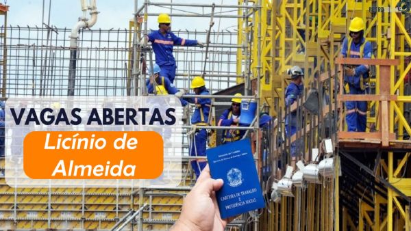 Licínio de Almeida : Vaga de Emprego - FCK Construções e Incorporações LTDA