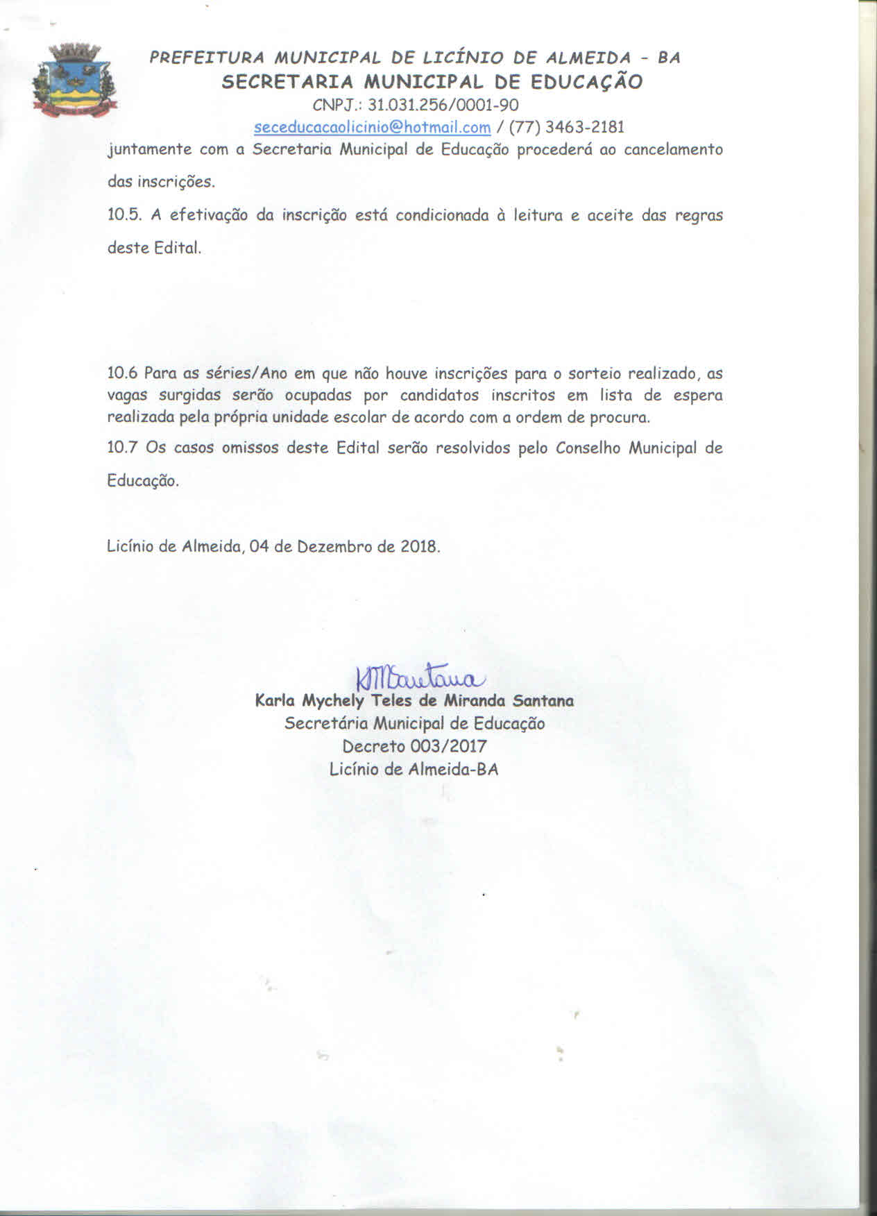 portaria pingo 5