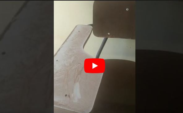 Professora suspende aulas por conta de excesso de poeira causada por obras - Licinio de Almeida