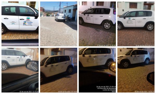 Caculé.: Carro Oficial do Conselho Tutelar de Caculé é Usado Indevidamente em Licínio de Almeida.