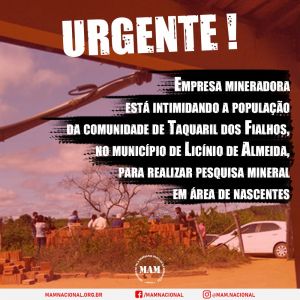 Lic&iacute;nio de Almeida: NOTA DE REP&Uacute;DIO &ndash; Um grito social e ambiental!