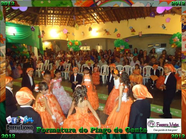 30/11/2012 : Formatura da Escola Municipal Pingo de Gente
