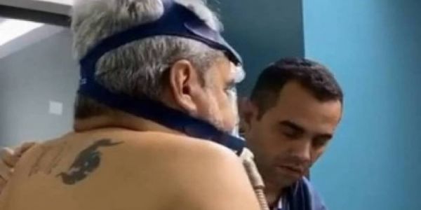 Sikêra Jr aparece fazendo exercícios durante tratamento para recuperação do coronavírus