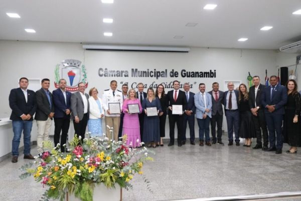 C&acirc;mara de Guanambi entrega T&iacute;tulos de Cidadania a quatro personalidades em Sess&atilde;o Solene