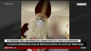 Visita de Papai Noel com Covid-19 provoca 18 mortes em lar de idosos na Bélgica