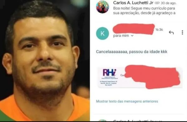 Resposta de recrutadora em e-mail para candidato à vaga de emprego em SC viraliza: &#039;Passou da idade&#039;