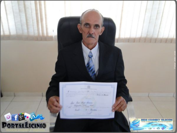 01/01/2013 : Posse de Vereadores do Município de Licínio de Almeida