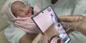 Enfermeira com Covid-19 em estado grave passa por parto de emergência e vê a filha só duas semanas