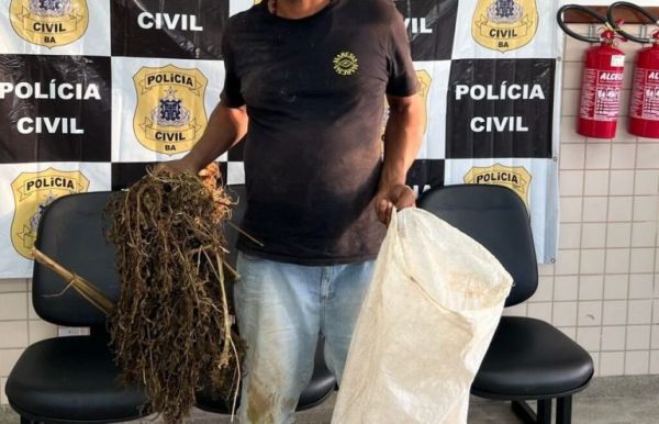 Homem é preso em Carinhanha suspeito de furtar maconha pronta para incineração