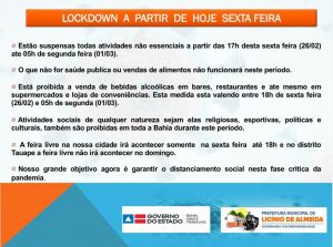 Licínio de Almeida.: Veja o Que Abre e o Que Não Abre Aqui na Cidade
