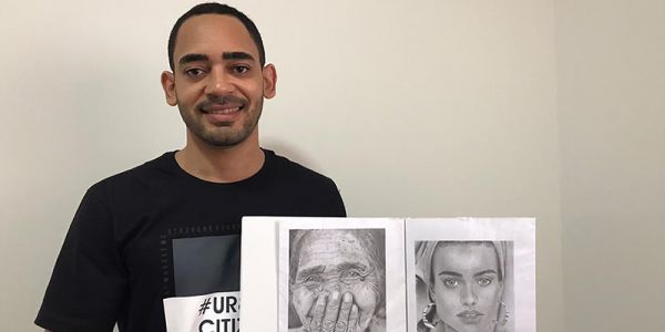Caculeense impressiona internautas com desenho publicado nas redes sociais: “É só um hobby”