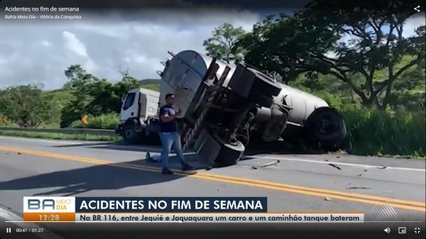 Bahia tem três mortes em acidentes no fim de semana; vítimas tinham entre 12 e 60 anos