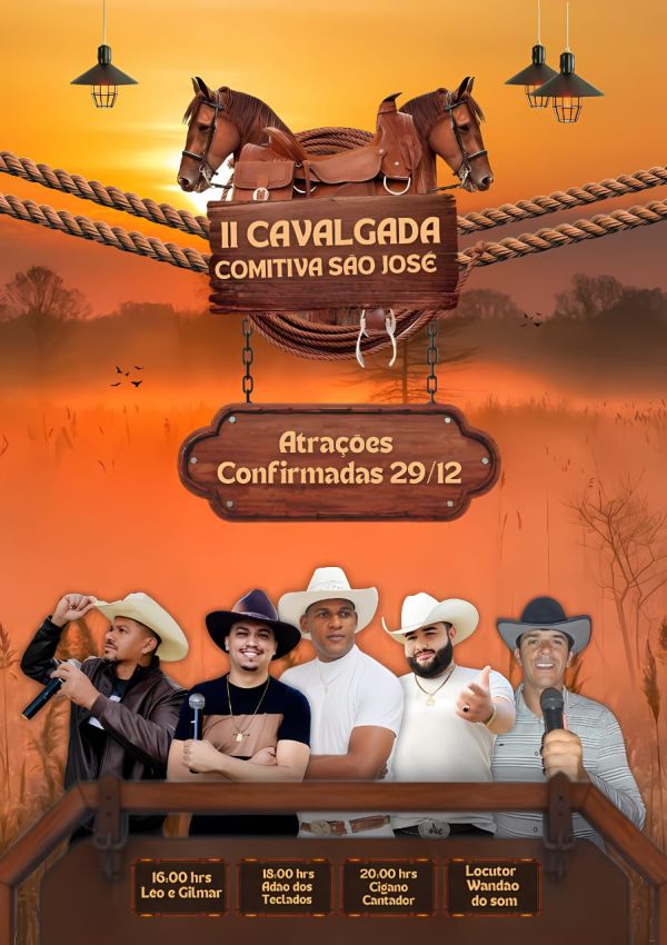II Cavalgada Comitiva São José no Povoado de Jacaraci: Programação Imperdível!