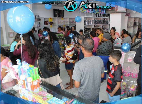 Sucesso na Inaugura&ccedil;&atilde;o da Loja Aki D&rsquo;Tudo em Lic&iacute;nio de Almeida.