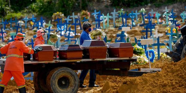 Brasil Registra Mais de Mil Mortes Por Dia Pela Terceira Vez e è o Novo Epicentro da Covid no Mundo
