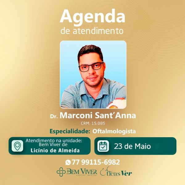 agenda Marconi 23 de maio