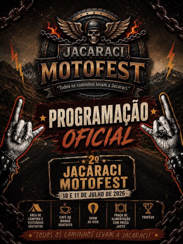 Tudo Pronto! Confira a Programa&ccedil;&atilde;o Oficial do 2&ordm; Jacaraci MotoFest Neste Final de Semana
