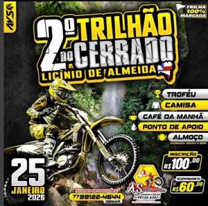 ADRENALINA LAMA E POEIRA: Lic&iacute;nio de Almeida se prepara para o 2&ordm; Trilh&atilde;o do Cerrado neste domingo (