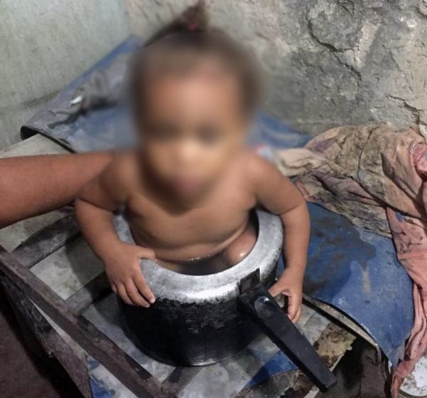 Criança fica presa dentro de panela de pressão e é resgatada por bombeiros no Grande Recife
