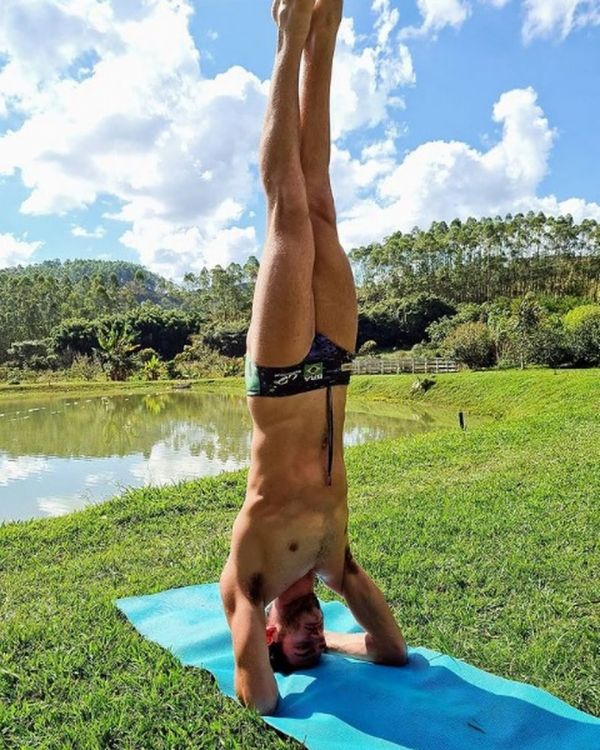 Preparação de Fernando Scheffer para as Olimpíadas teve treino em açude