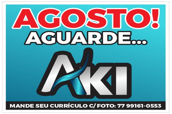 Lic&iacute;nio de Almeida: Aki Abre Vaga Para Atendente ao P&uacute;blico.