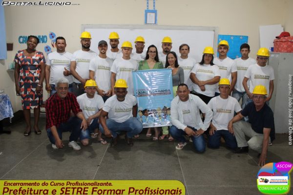 Licínio de Almeida: Sucesso na Formação Profissional: Encerramento do Curso Profissionalizante.