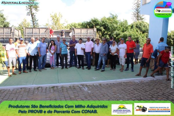 Licínio de Almeida: Produtores São Beneficiados Com Milho Adquiridos Pelo PROVB e da Parceria Com CO