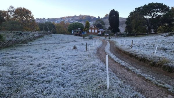 Pelo 2º dia, cidades da Serra de SC amanhecem com temperaturas negativas