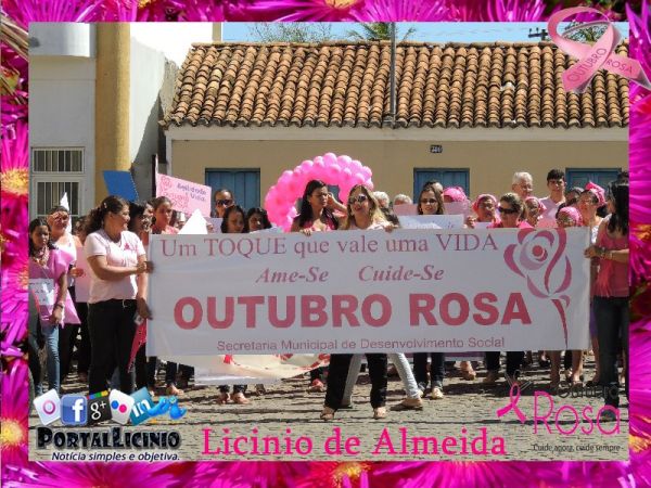 26/10/2013 - Outubro Rosa em Licínio de Almeida