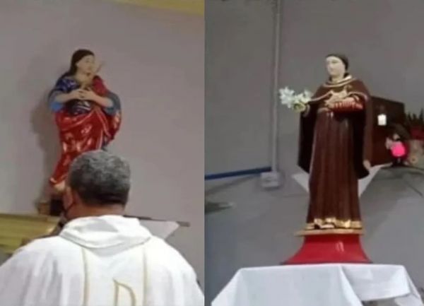 Brumado: Imagens raras de santos são furtadas de igreja